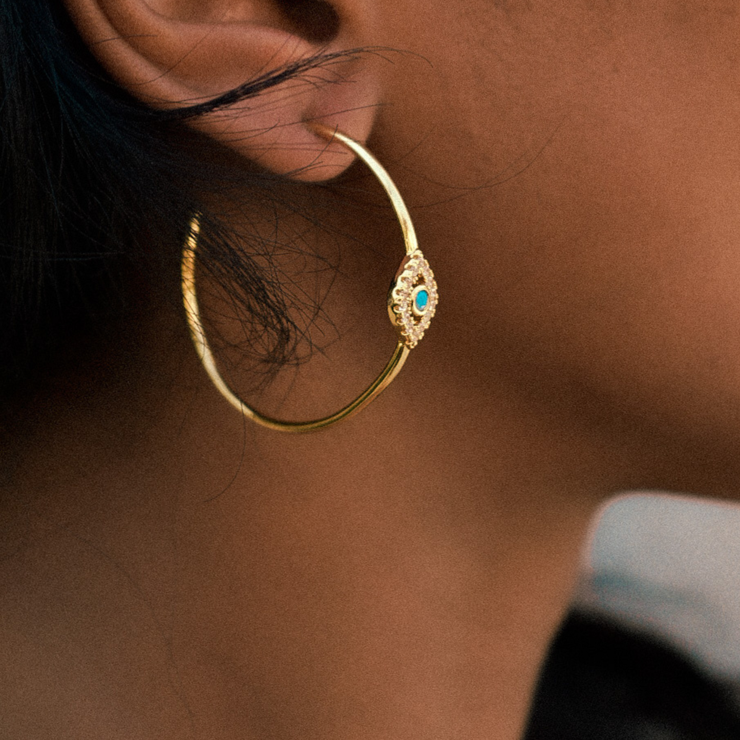 Eyes of the Goddess Hoops